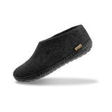 Shoe with natural rubber sole - black - Charcoal