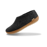 Shoe with natural rubber sole - honey - Charcoal
