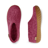 Shoe with natural rubber sole - honey - Cranberry