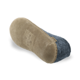 Shoe with leather sole - Denim