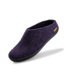 Slip-on with natural rubber sole - black - Purple