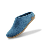 Slip-on with leather sole - Petrol