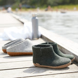 glerups Boot junior Boot with leather sole Forest