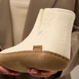 glerups Boot with leather sole Boot with leather sole Off white