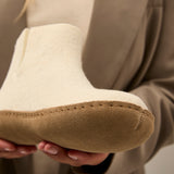 glerups Boot with leather sole Boot with leather sole Off white