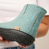 glerups Boot with natural rubber sole - black Boot with rubber sole 11 North Sea