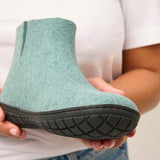 glerups Boot with natural rubber sole - black Boot with rubber sole 11 North Sea