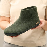 glerups Boot with natural rubber sole - black Boot with rubber sole Forest