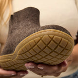 glerups Boot with natural rubber sole - honey Boot with rubber sole Nature brown