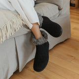 glerups Boot with wool shaft - Limited edition Boot with rubber sole Charcoal