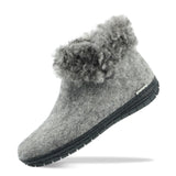 glerups Boot with wool shaft - Limited edition Boot with rubber sole Grey