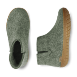 Boot with natural rubber sole - honey - Moss