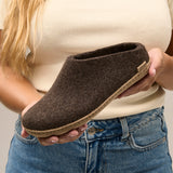 glerups Slip-on with leather sole Slip-on with leather sole Nature brown