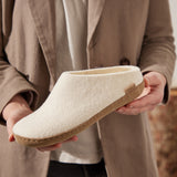 glerups Slip-on with leather sole Slip-on with leather sole Off white