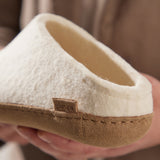 glerups Slip-on with leather sole Slip-on with leather sole Off white