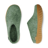 Slip-on with natural rubber sole - honey - Moss