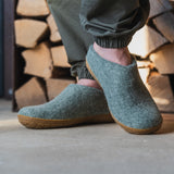 Slip-on with natural rubber sole - honey - Moss