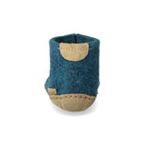 glerups Boot kids Boot with leather sole Petrol