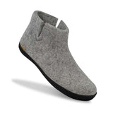 glerups Boot with natural rubber sole - black Boot with rubber sole Grey