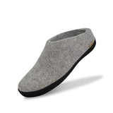 glerups Slip-on with natural rubber sole - black Slip-on with rubber sole Grey