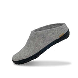 glerups Slip-on with natural rubber sole - black Slip-on with rubber sole Grey