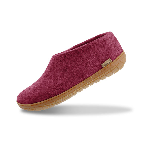 Shoe with natural rubber sole - honey - Cranberry