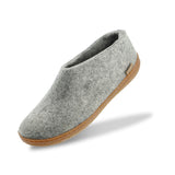 Shoe with natural rubber sole - honey - Grey