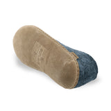 Shoe with leather sole - Denim