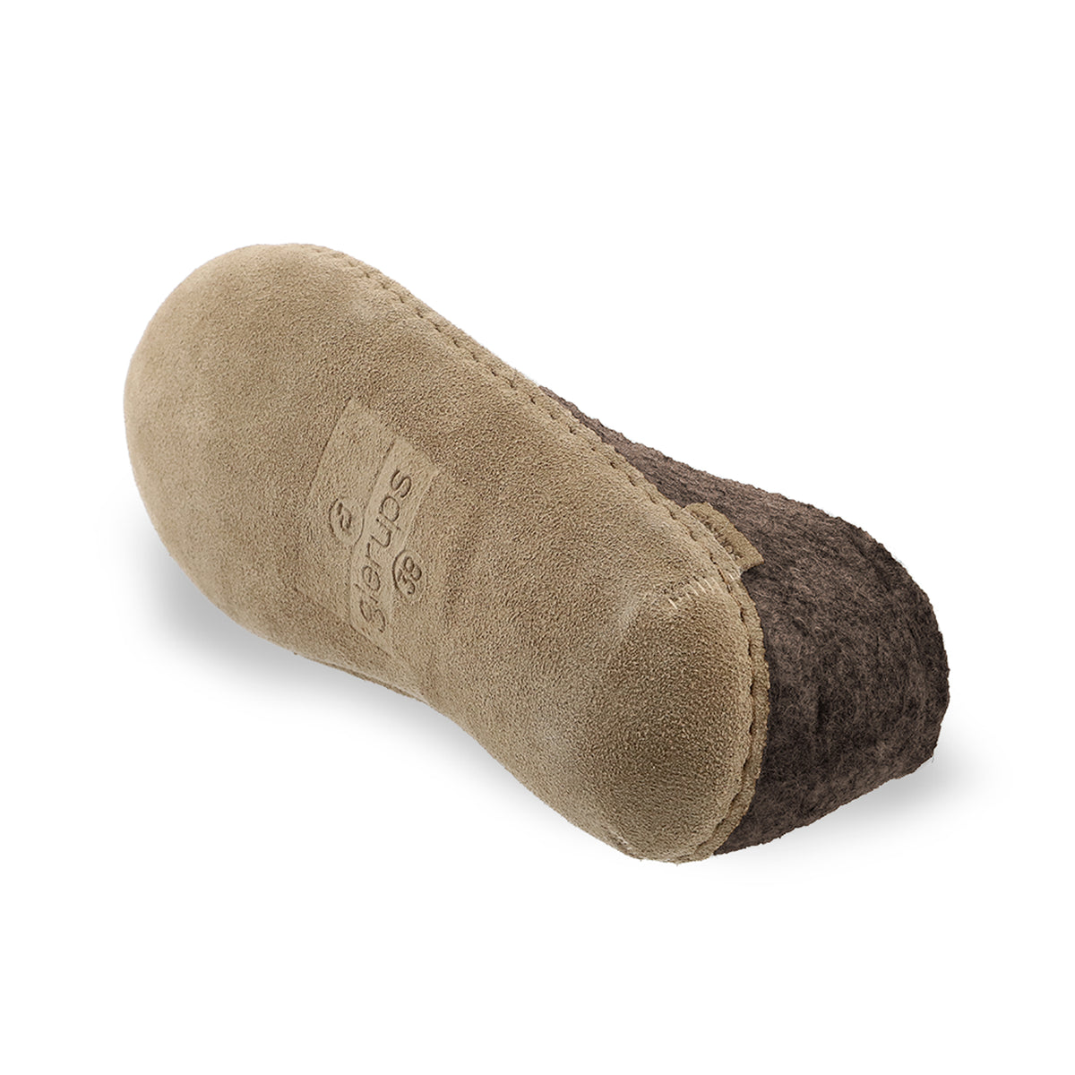 Shoe with leather sole - Chestnut