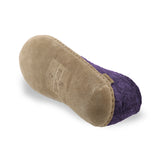 Shoe with leather sole - Purple