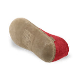 Shoe with leather sole - Red