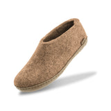 Shoe with leather sole - Sand