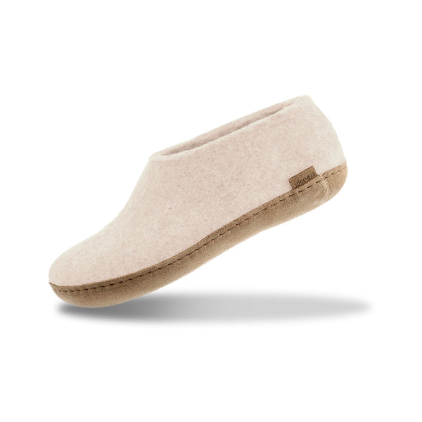 Shoe with leather sole - Off white