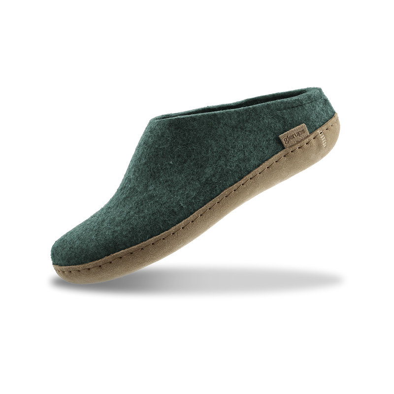 Slip-on with leather sole - Ocean Teal