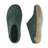 Slip-on with leather sole - Ocean Teal
