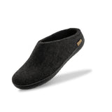Slip-on with natural rubber sole - black - Charcoal