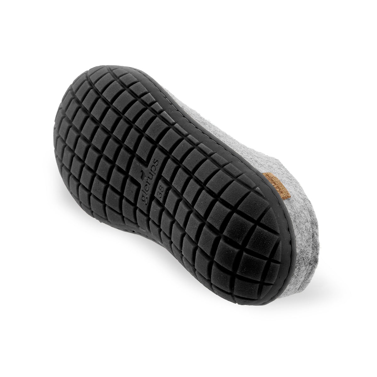 Slip-on with natural rubber sole - black - Grey