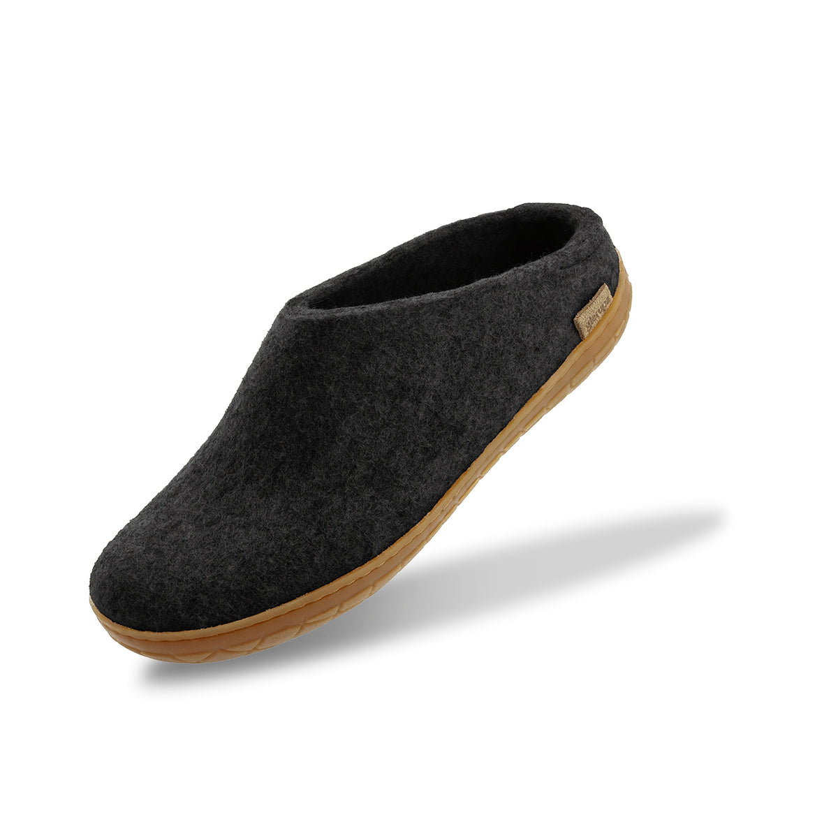 Slip-on with natural rubber sole - honey - Charcoal