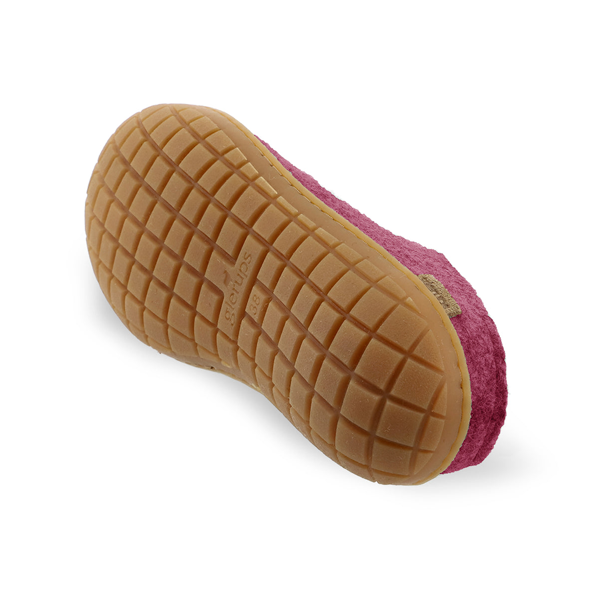 Slip-on with natural rubber sole - honey - Cranberry