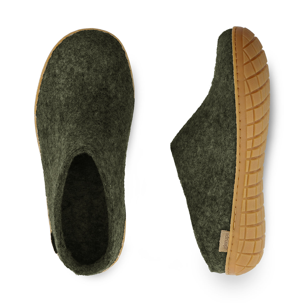 Slip-on with natural rubber sole - honey - Forest