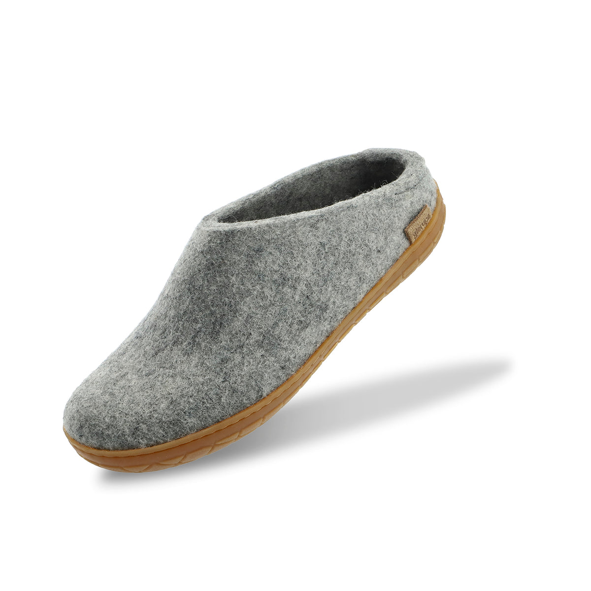 Slip-on with natural rubber sole - honey - Grey