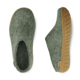 Slip-on with natural rubber sole - honey - Moss