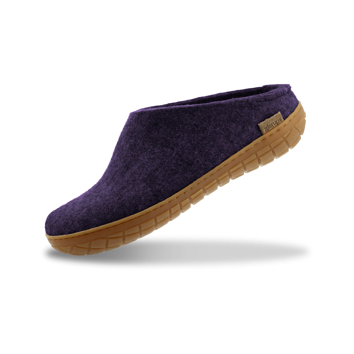 Slip-on with natural rubber sole - honey - Purple