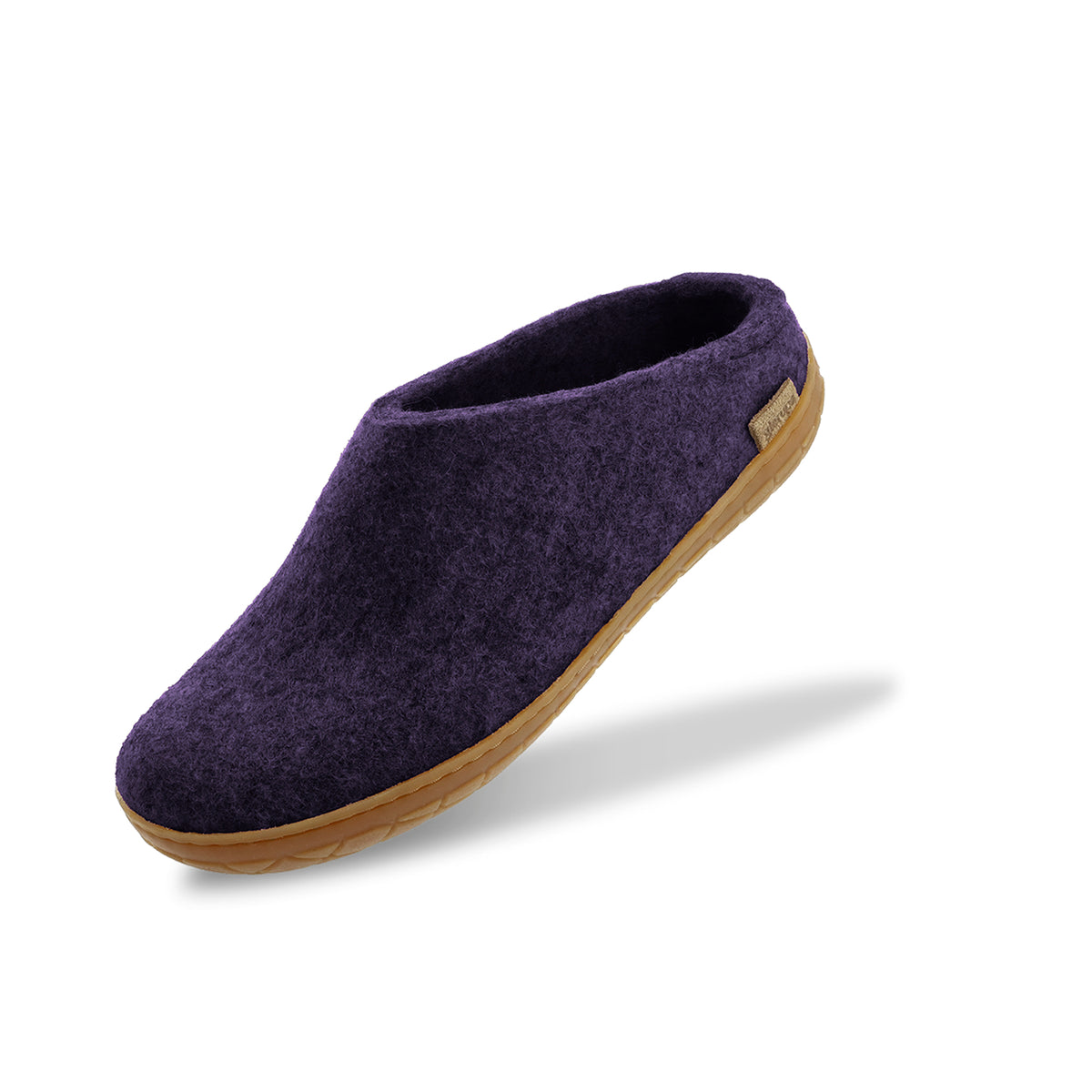 Slip-on with natural rubber sole - honey - Purple