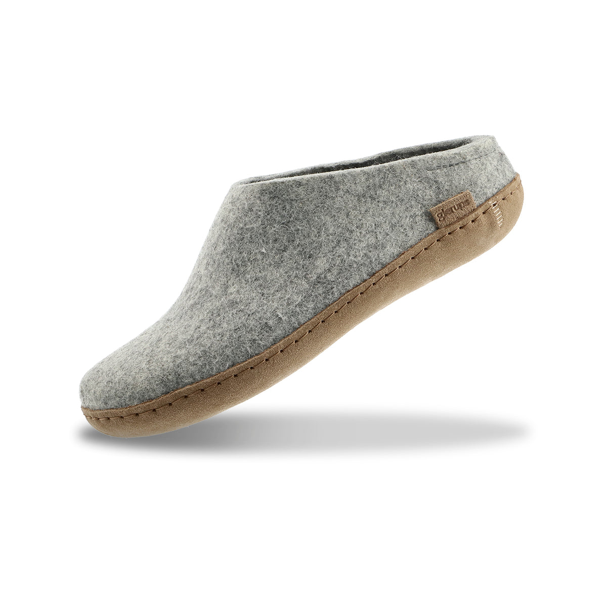 Slip-on with leather sole - Grey