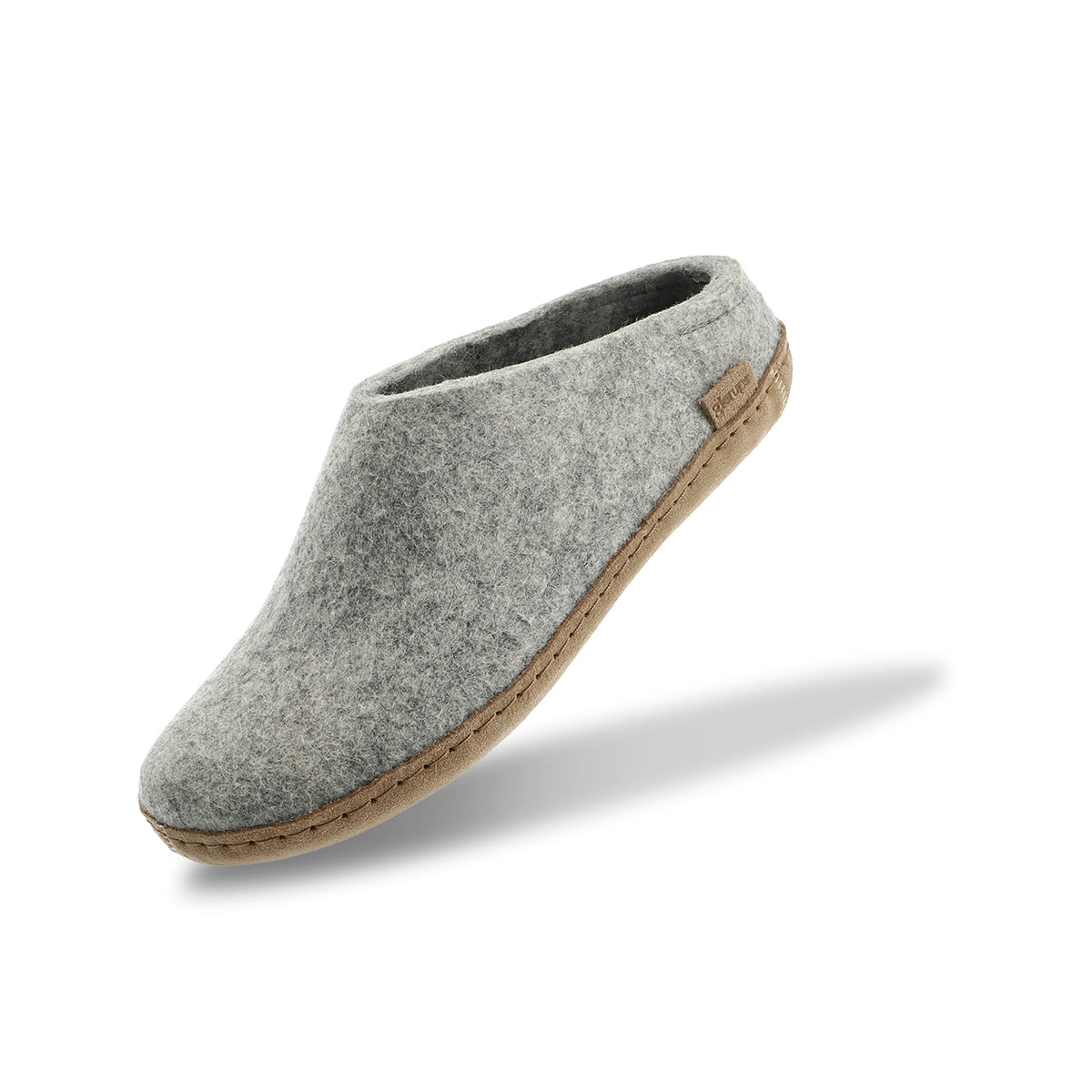 Slip-on with leather sole - Grey