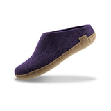 Slip-on with leather sole - Purple