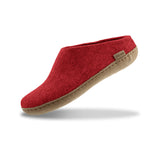 Slip-on with leather sole - Red