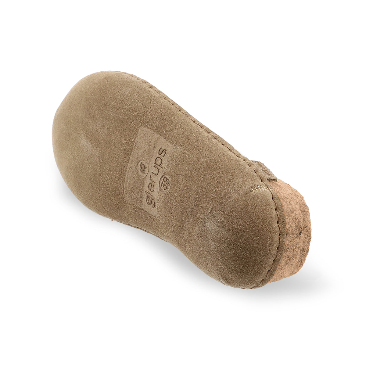 Slip-on with leather sole - Sand