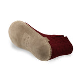 Boot with leather sole - Beet